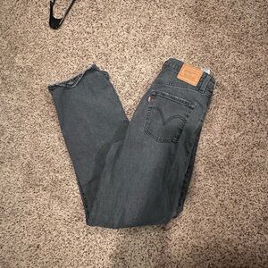 Levi's Charcoal Denim Pants